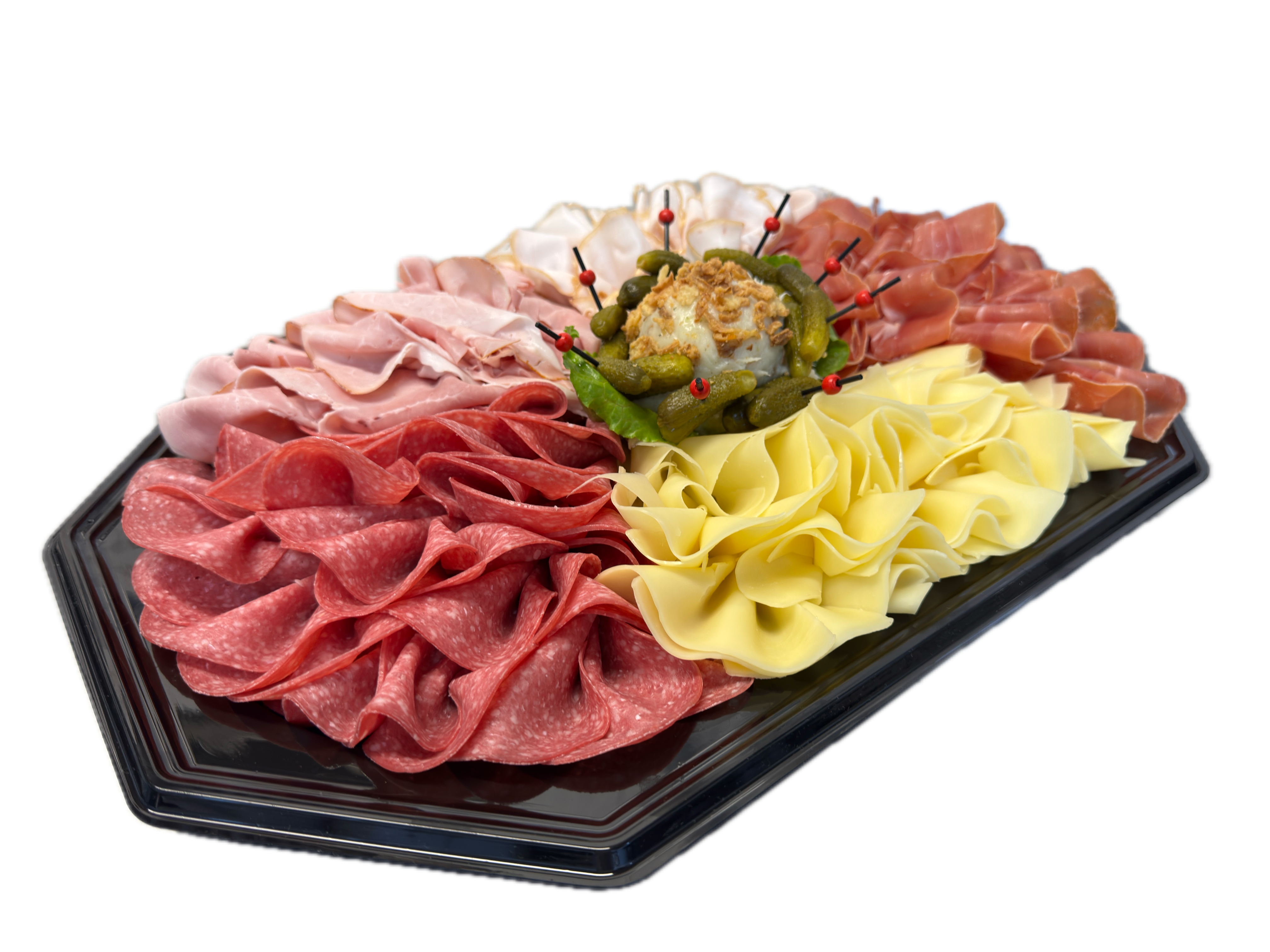 Brotzeitplatte Salami käse & Schinken