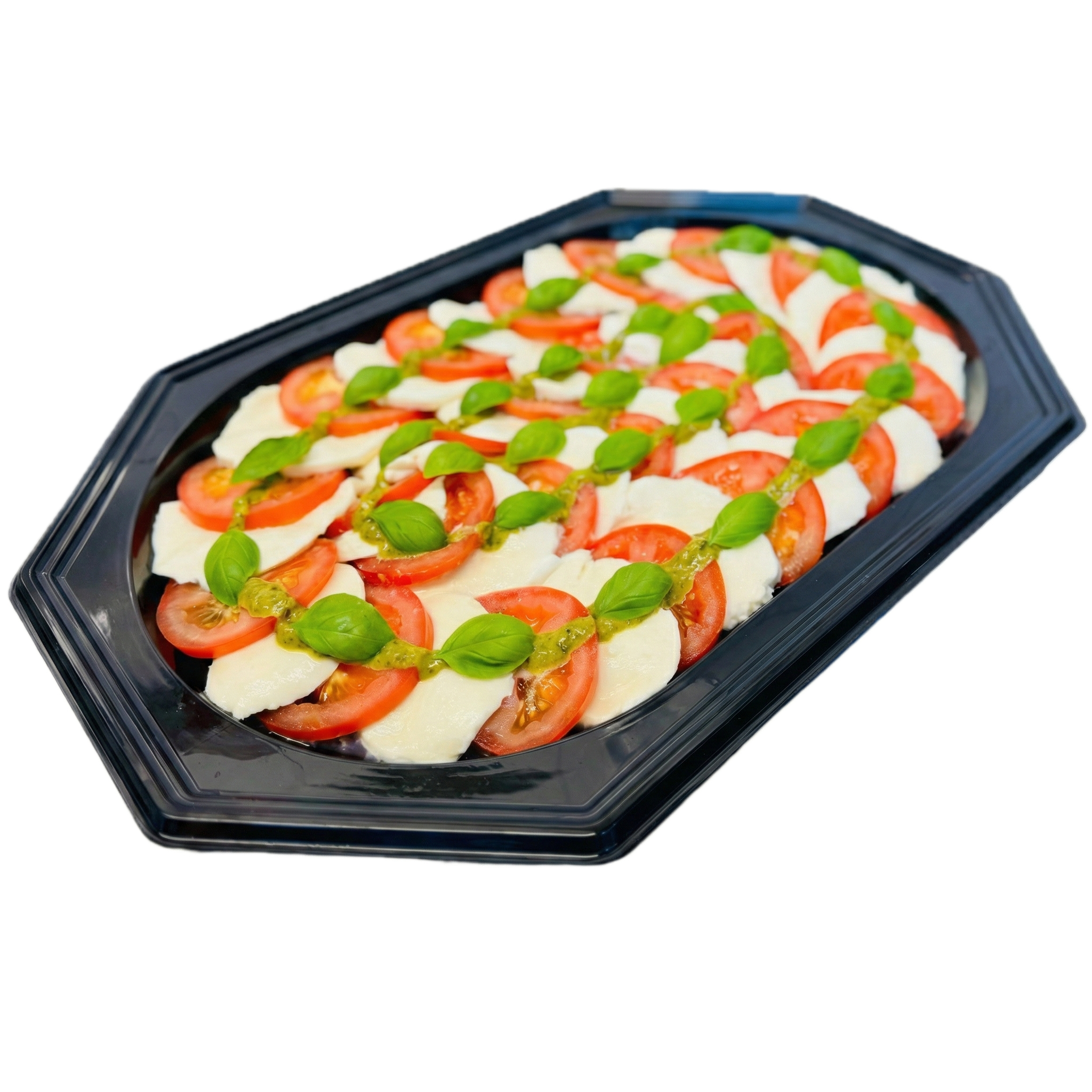 Köstliche Caprese Tomate Mozzarella Platte